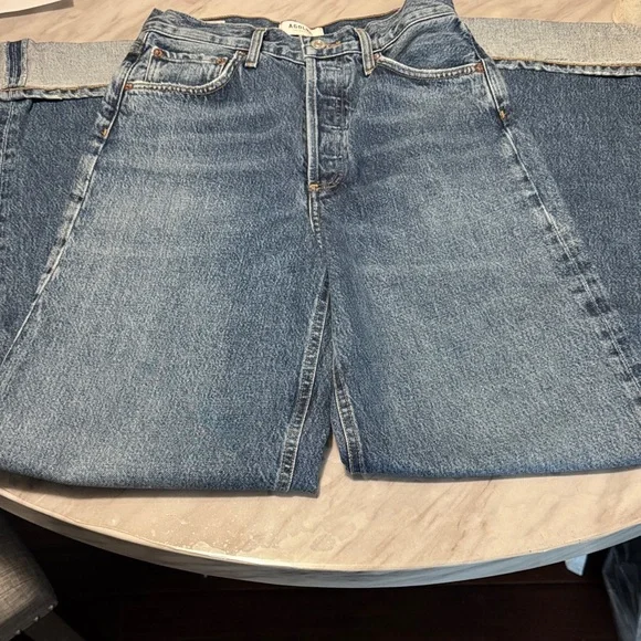 Agolde Denim Wide-Leg Jeans - Picture 6 of 13